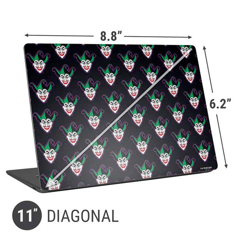 DC Comics The Joker Logo Pattern Universal Laptop 11in (8.8 x 6.2in) Skin